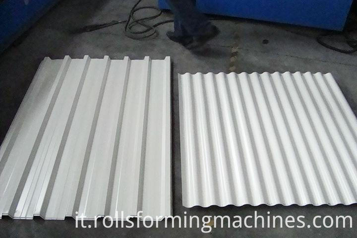 rullo formatore a doppio strato (24) double layer roll forming machine(24)